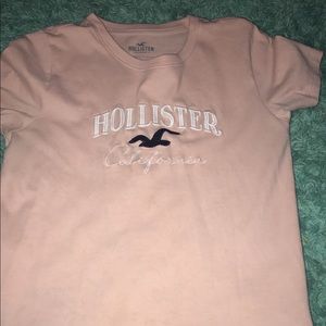 Pastel pink Hollister shirt